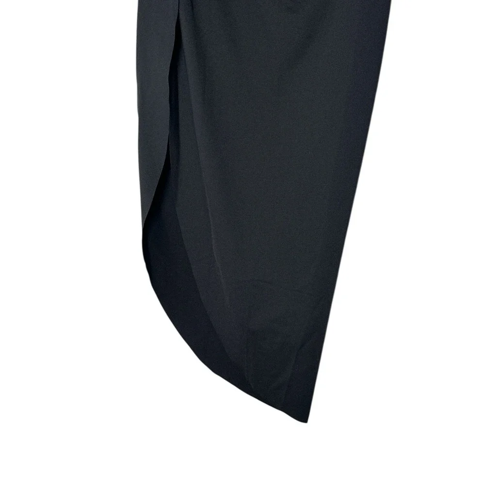 New Skims Signature Swim Women's Large Recycled Sarong Maxi Skirt Onyx‎ Black